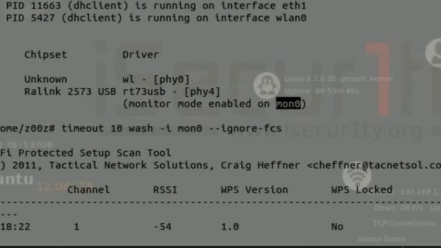 Cracking WPA/WPA2 using reaver смотреть онлайн