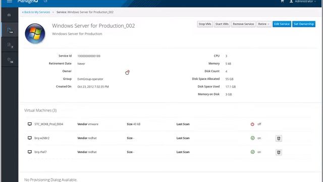 ManageIQ Self-Service UI HTML5 SPICE Console Demo смотреть онлайн