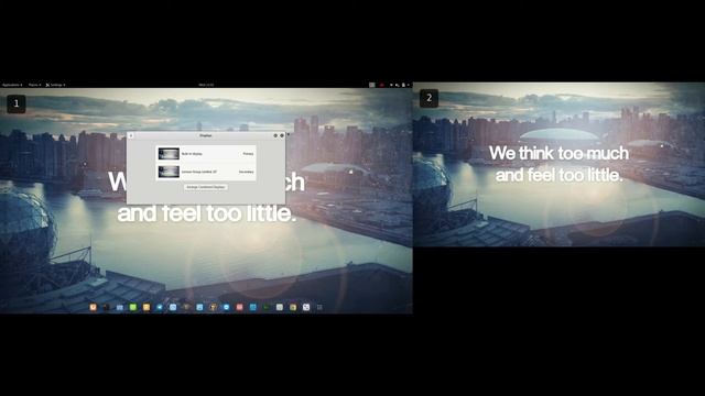 Dual monitor linux setup - setting up, fixing and recording with different resolutions. смотреть онлайн