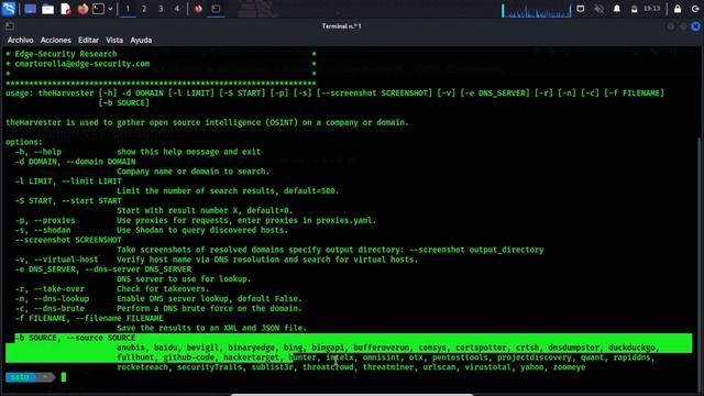 TheHarvester: Buscando información en línea de manera efectiva. смотреть онлайн