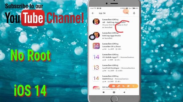How to install iOS 14 on Android phone || Hindi || iOS 14 louncher for Android смотреть онлайн