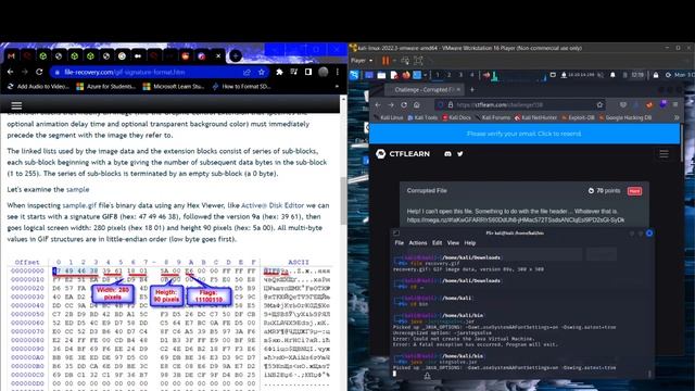ctflearn (imagemagic-programming,corrupted file- forensics) смотреть онлайн