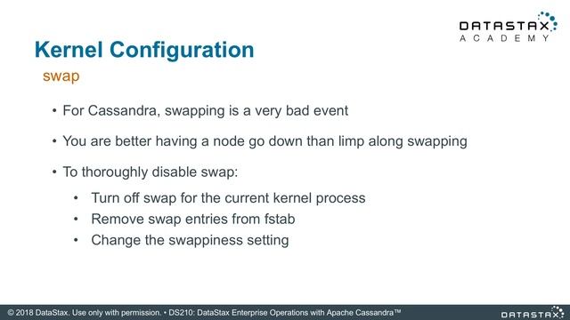 DS210.32 Tuning the Kernel | Operations with Apache Cassandra смотреть онлайн
