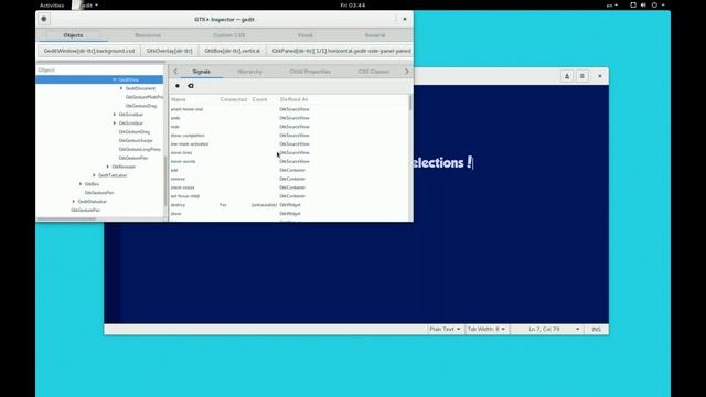 gEdit 3.13.4 Document Selector смотреть онлайн