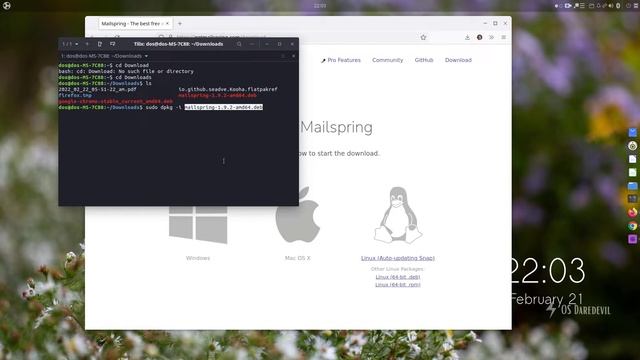 Install Mailspring on Ubuntu System 2022 _ Linux смотреть онлайн