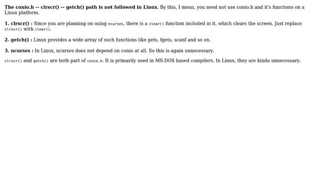 Unix & Linux: conio.h file missing error (2 Solutions!!) смотреть онлайн