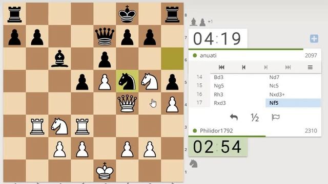 Редкий вариант Флангового гамбита во Французской защите (Wing Gambit, French Defense) смотреть онлайн