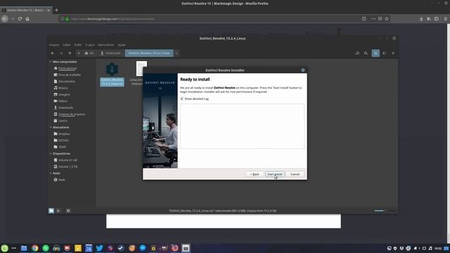 Como instalar o DaVinci Resolve (Linux) смотреть онлайн