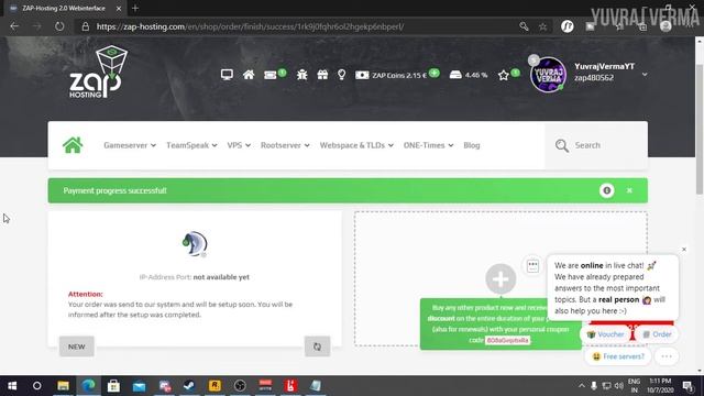 Buying a TeamSpeak Server + Giveaway 🔥 | Zap Hosting - Hindi | Yuvraj Verma смотреть онлайн