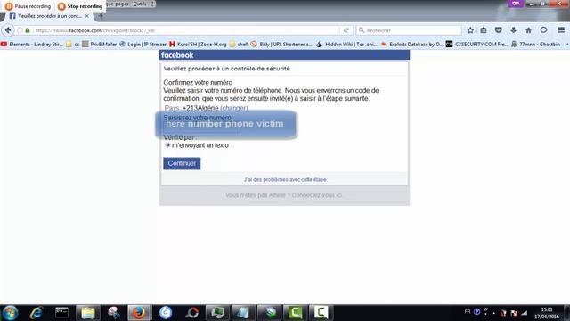 Facebook Number phone flooder смотреть онлайн