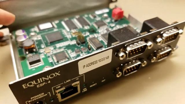 Equinox ESP-4 IP Address Change смотреть онлайн