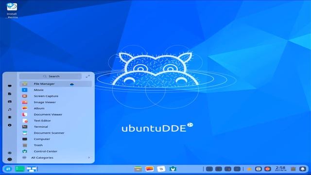 Quick look Linux ubuntuDDE Remix 21.04 Hirsute Hippo,Windows 11 alternative? смотреть онлайн
