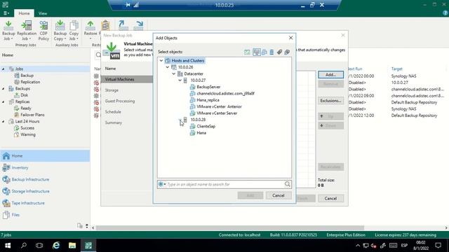 Como crear Un Job de Backup en Veeam смотреть онлайн