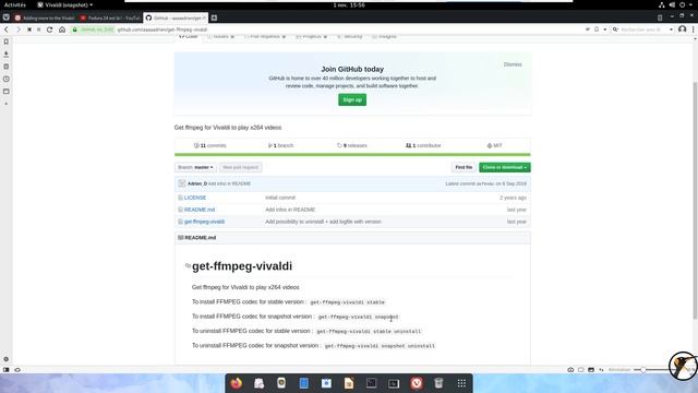 Vivaldi 2.9 : Les codecs H264 sous Linux, c'est plus facile !! (toute distro confondues) смотреть онлайн