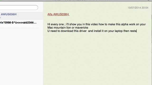 How to Make Alfa AWUS036H works on Mavericks смотреть онлайн