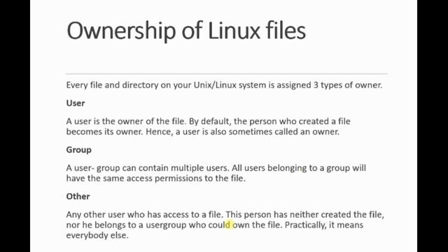 What is file and directory permissions in Linux part_01 смотреть онлайн