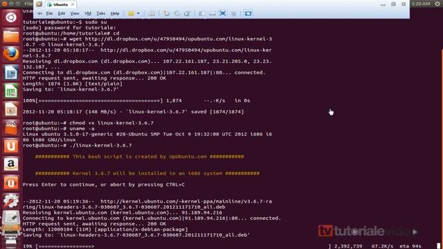 Ubuntu 12.10 update kernel 3.6.7 смотреть онлайн
