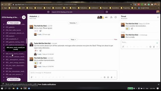 AAS 237 Slack Tutorial смотреть онлайн