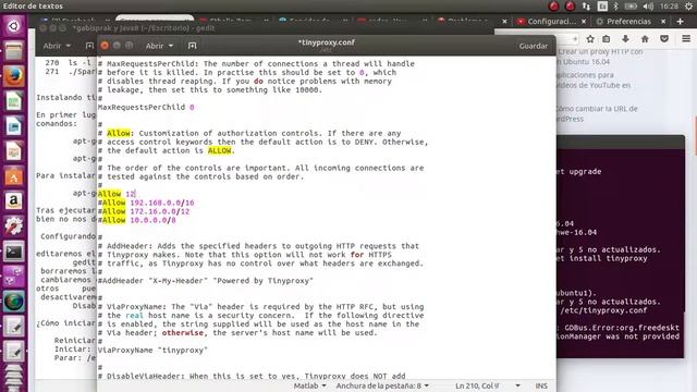 Instalacion y Configuracion Proxy en Ubuntu смотреть онлайн