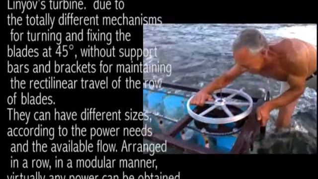 Hydro Turbine Driven By Flow \ Бесплотинная ГЭС