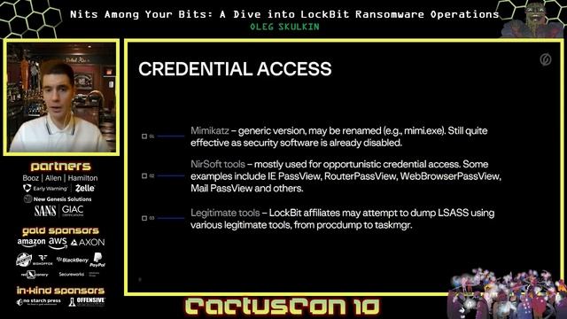 CC10 - Nits Among Your Bits: A Dive into LockВit Ransomware Operations смотреть онлайн