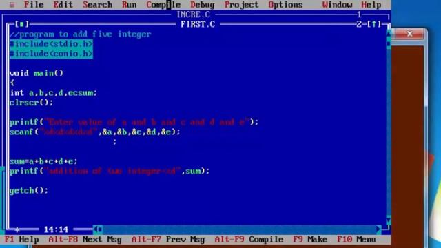 In C Programming | Samples Program смотреть онлайн