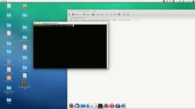 [TRICK] How to see weather report From terminal [Linux/Mac] смотреть онлайн