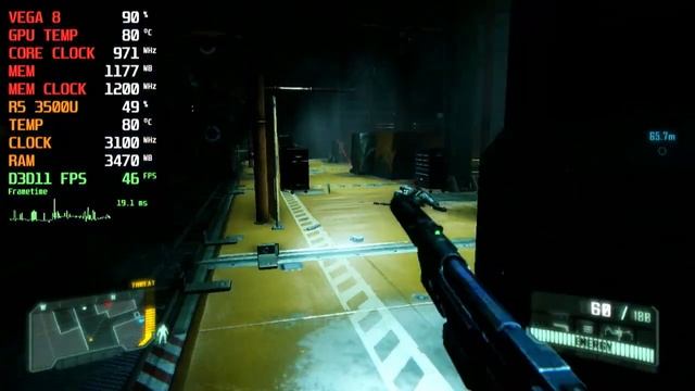 Crysis 3 | Ryzen 5 3500U | VEGA 8 | 12GB RAM | 35W TDP [Lenovo Ideapad S145] смотреть онлайн