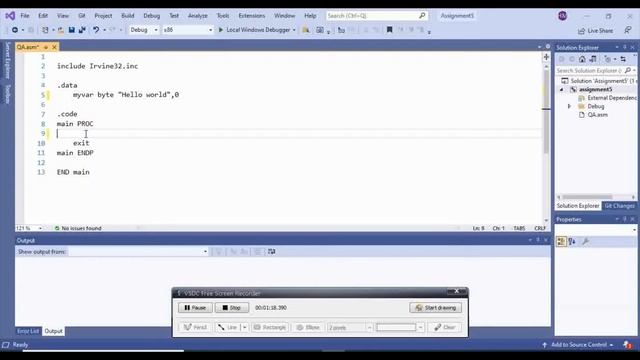 How to print string in Assembly language смотреть онлайн