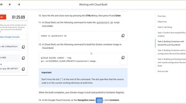 Working with Cloud Build(Lab) смотреть онлайн