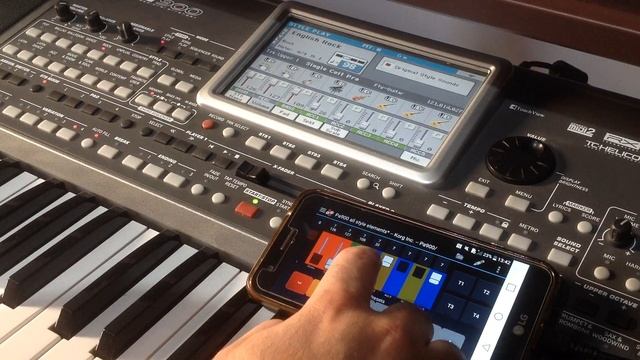 Korg sliders control by android phone смотреть онлайн