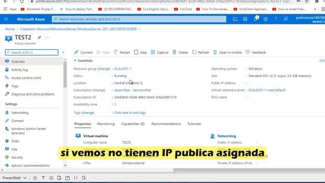 Como conectar a una VM usando AZURE Bastion (sin ip publica) usando El navegador WEB смотреть онлайн