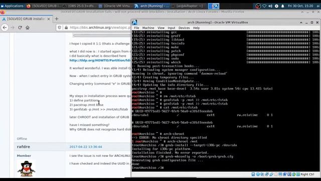Arch Linux Installation Live Stream смотреть онлайн