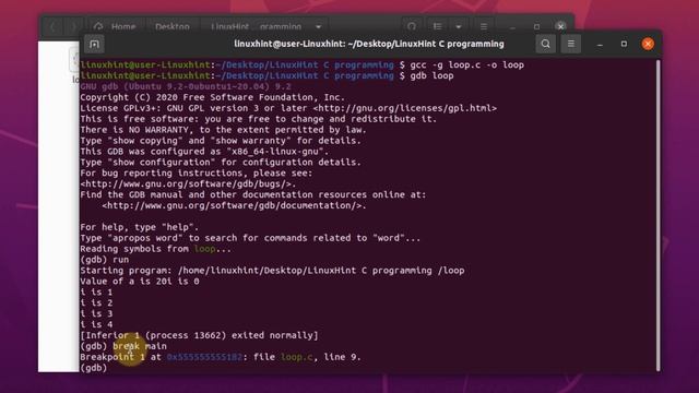 How to step Into or Over Function In GDB | C Programming Linux смотреть онлайн