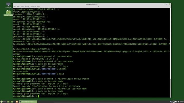 Linux Command Line (19) Disable – Remove UserIDs смотреть онлайн