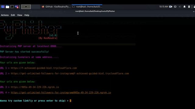 HOW TO INSTAGRAM  HACKING IN KALILINUX