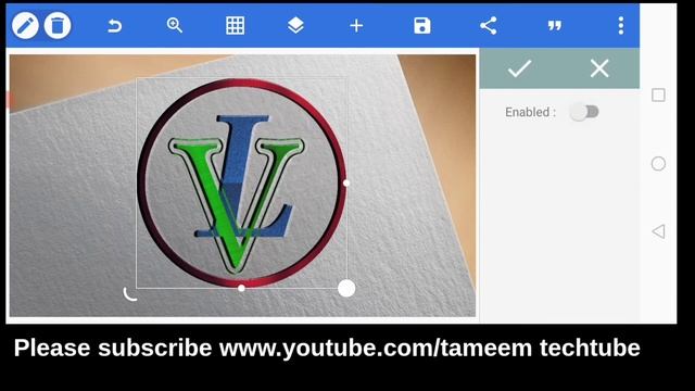 Pixellab How to make L V Logo design Tutorial смотреть онлайн