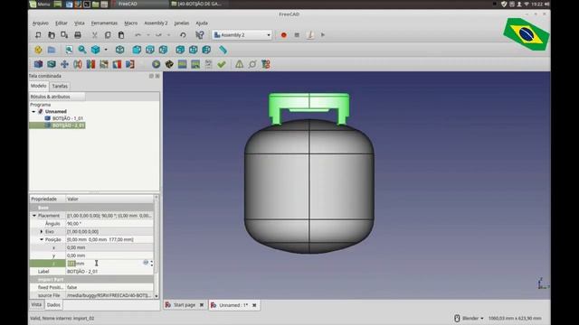 FREECAD #40 - BOTIJÃO DE GÁS - GAS CANISTER смотреть онлайн