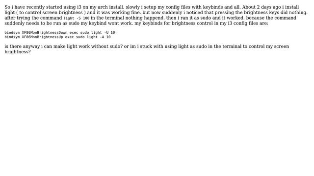 Unix & Linux: i3 Screen Brightness Control using light смотреть онлайн