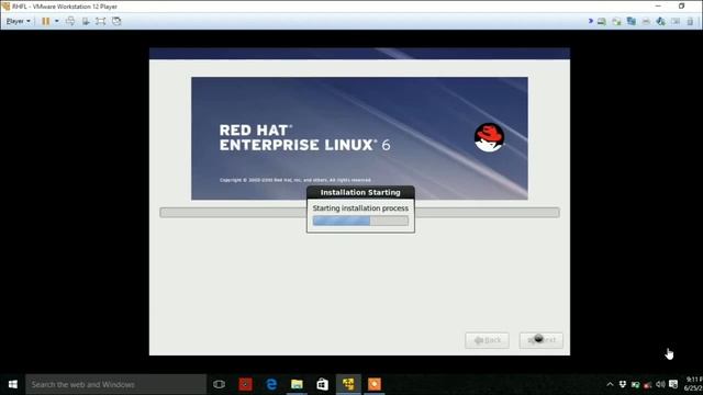 Install Linux redhat 6 in vmware workstation 12 смотреть онлайн