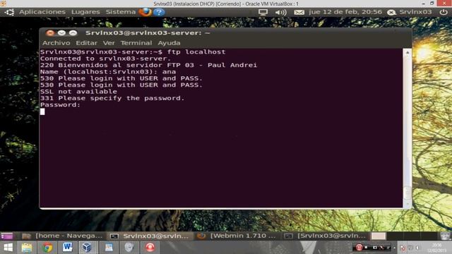 Configuracion FTP Ubuntu. VSFTPD смотреть онлайн