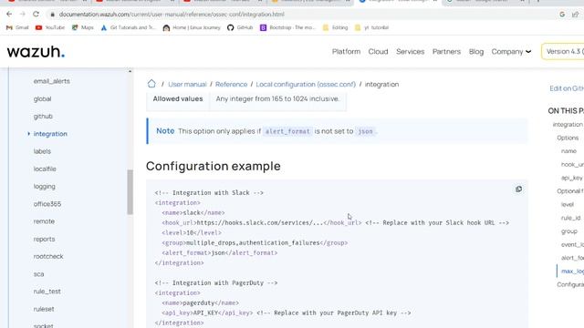 wazuh tutorilal 7. wazuh integration with slack, pagerduty, virustotal & custom-integration in eng смотреть онлайн