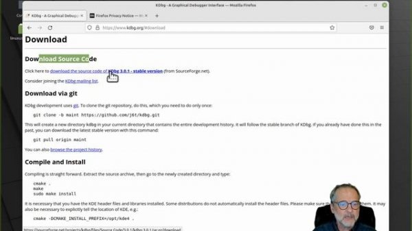 Assembly Extra:  Installing the KDBG debugger on Linux - Superior Debugger for Assembler/C/C++