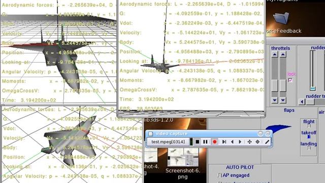 Flight Simulator Physics Linux OpenGL смотреть онлайн