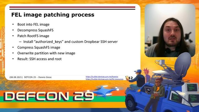 DEF CON 29- Dennis Giese - Robots with lasers and cameras but no security Liberating your vacuum смотреть онлайн