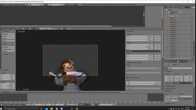 How to use ROBLOX Rigs in Blender 2.79 смотреть онлайн