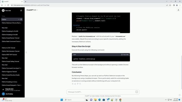python selenium run in background смотреть онлайн