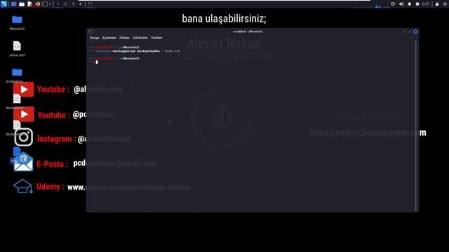 etc/passwd etc/shadow Dosyalarıyla Kullanıcı Parolalarını Elde Etme смотреть онлайн