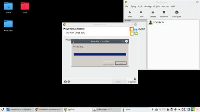 Install Microsoft Office on Kubuntu Linux смотреть онлайн