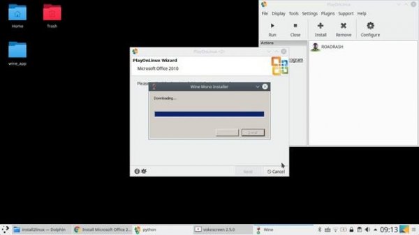 Install Microsoft Office on Kubuntu Linux